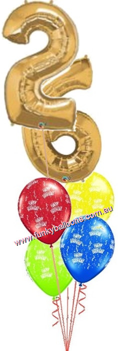 (image for) Big Double Number Birthday (Choose Age & Colour) - Click Image to Close